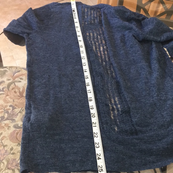 NWT Lucky Brand denim button up cardigan - Picture 7 of 8